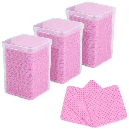 Pink Lint free nail wipes (200 count)