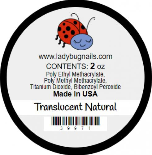 Lady Bug Nails Acrylic (Translucent Natural) .25 oz