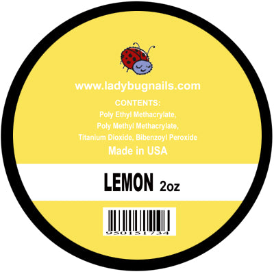 Lady Bug Nails Acrylic (LEMON).25 oz