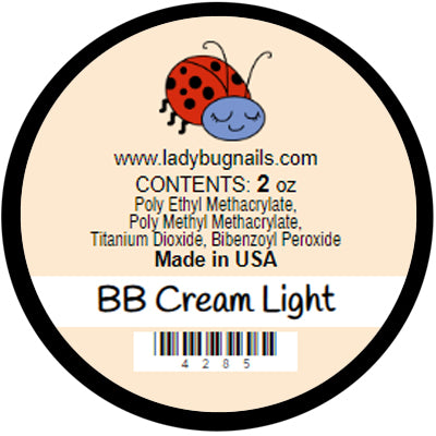 Lady Bug Nails Acrylic (BB Cream Light) .25oz