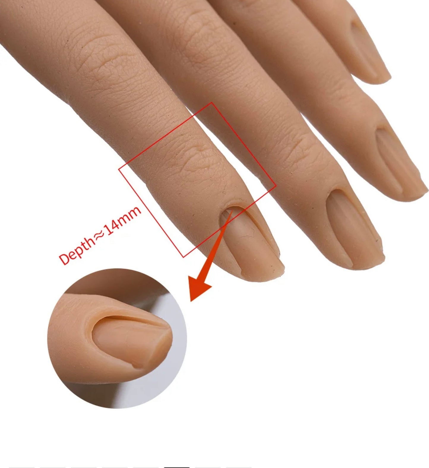 Silicone training hand