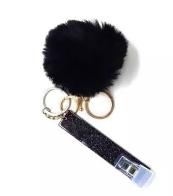 Credit card holder key chain