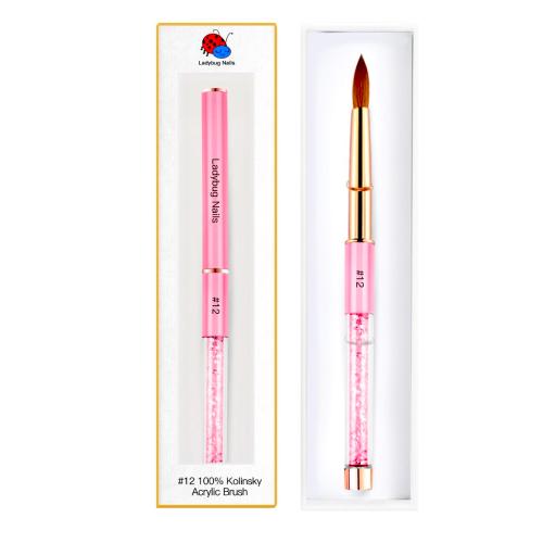#12 Kolinsky acrylic brush