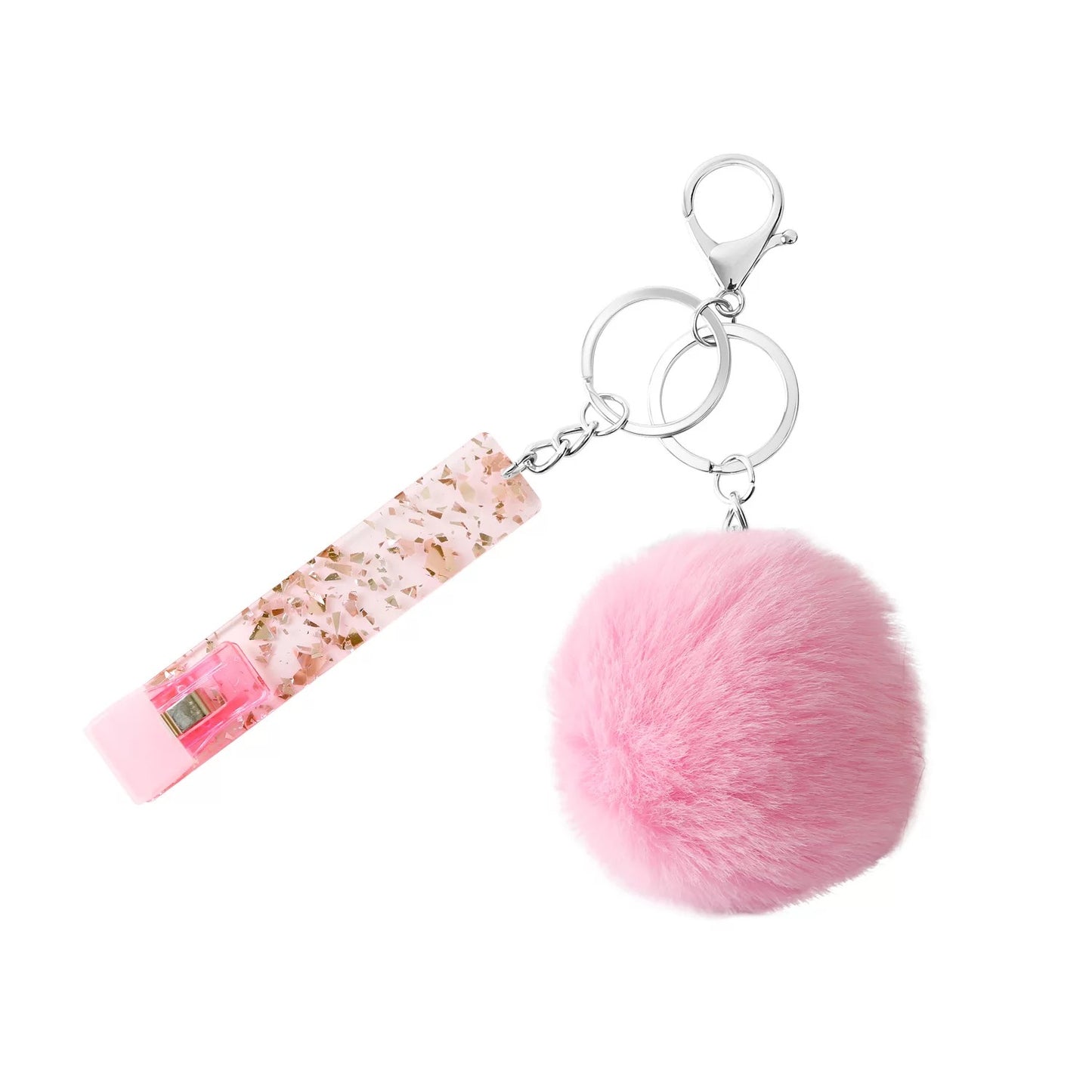 Credit card holder key chain