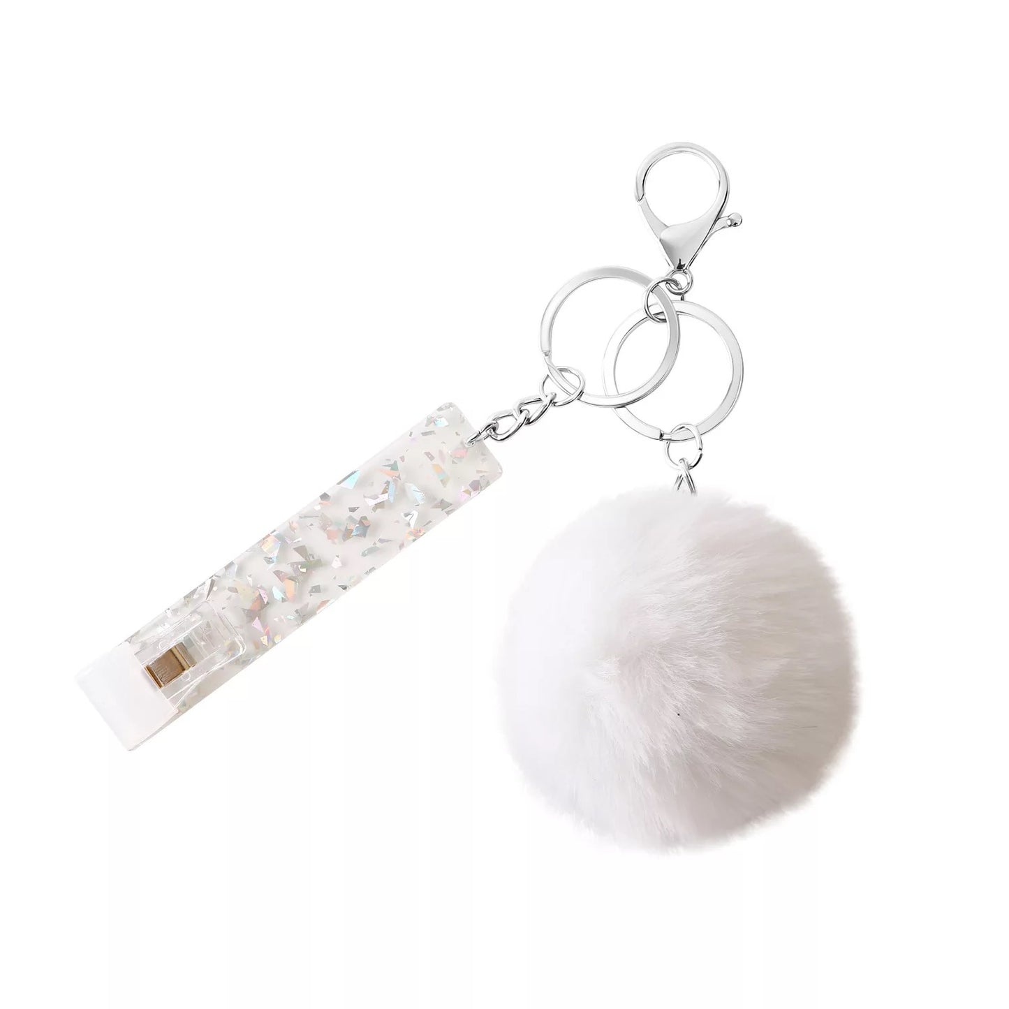 Credit card holder key chain