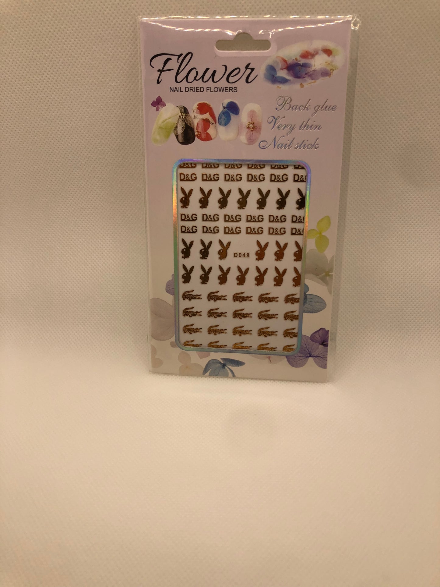 Gold Playboy| Designer  nail stickers